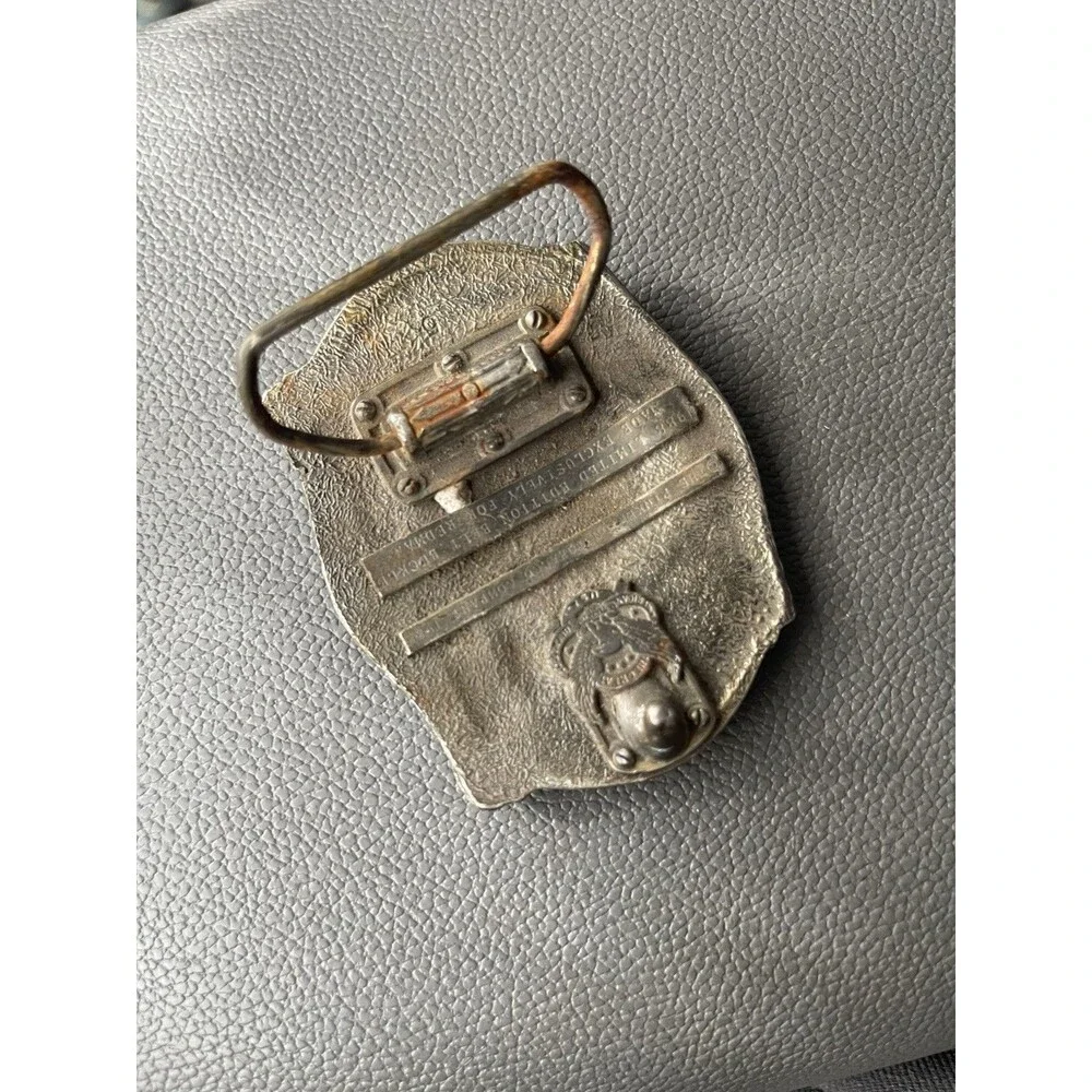 REDMAN LIMITED EDITION BELT BUCKLE 1988 VINTAGE USA PINKERTON TOBACCO CO